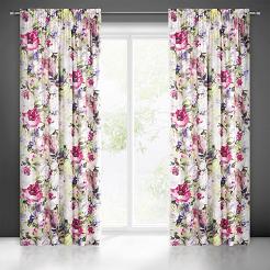 Zasłona gotowa na taśmie AMELIE 140x270 Eurofirany wielokolorowy