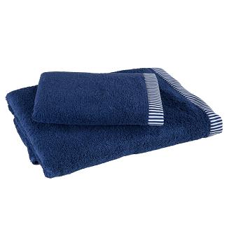 Komplet ręczników 2 cz. 50x90 Eurofirany granatowy