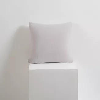 Poszewka bawełniana muślinowa 40x40 szara