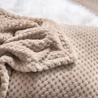 Koc narzuta z mikrofibry Monte 200x220 taupe