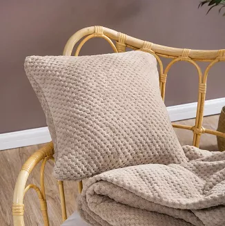 Koc narzuta z mikrofibry Monte 200x220 taupe