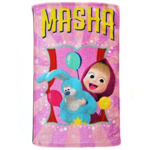 Ręcznik dla dzieci 30x50 licencyjny Masha różowy