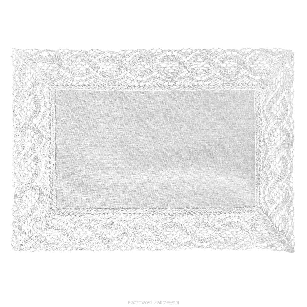 Obrus dekoracyjny SUSAN 30x40 Eurofirany biały