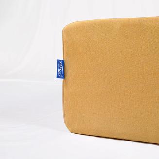 Prześcieradło jersey z gumką 120x200 Darymex musztardowe