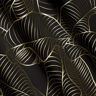 Zasłona gotowa na przelotkach KIARA 140x250 Eurofirany czarny