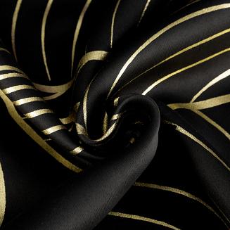 Zasłona gotowa na przelotkach KIARA 140x250 Eurofirany czarny