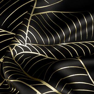 Zasłona gotowa na przelotkach KIARA 140x250 Eurofirany czarny