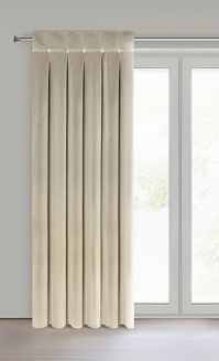 Zasłona gotowa na taśmie ALITA 140x250 Eurofirany beżowy