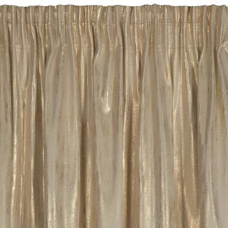 Zasłona gotowa na taśmie EMILA 140x270 Eurofirany kremowy