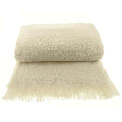 Narzuta dekoracyjna tkana 170x205 ekri