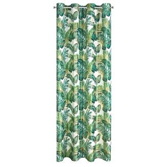 Zasłona gotowa na przelotkach DAVOS 140x250 Eurofirany zielony