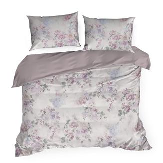 Pościel bawełniana LEA 160x200 Design91 jasnofioletowy
