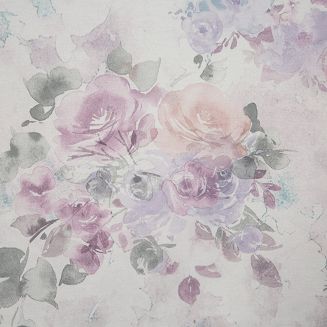 Pościel bawełniana LEA 160x200 Design91 jasnofioletowy