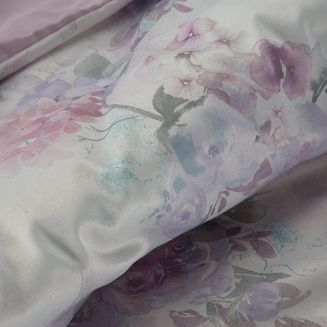 Pościel bawełniana LEA 160x200 Design91 jasnofioletowy