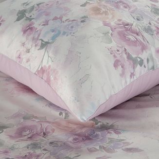 Pościel bawełniana LEA 160x200 Design91 jasnofioletowy