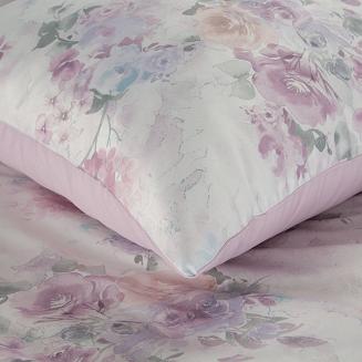 Pościel bawełniana LEA 160x200 Design91 jasnofioletowy