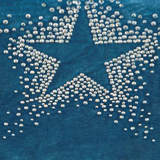 Obrus dekoracyjny ILONA 40x140 Eurofirany granatowy