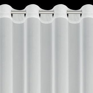 Zasłona gotowa na przelotkach JASMIN 140x250 Eva Minge Eurofirany biały