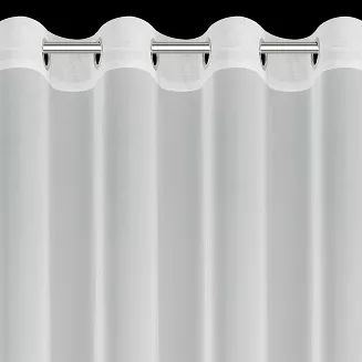 Zasłona gotowa na przelotkach JASMIN 140x250 Eva Minge Eurofirany biały