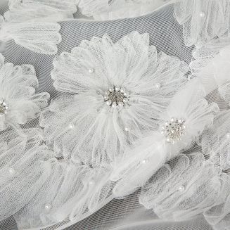 Zasłona gotowa na przelotkach JASMIN 140x250 Eva Minge Eurofirany biały