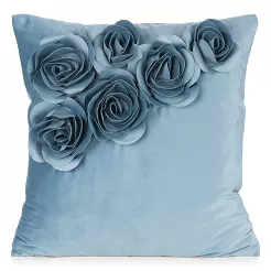 Poszewka dekoracyjna FLORES 45x45 Eurofirany ciemnoniebieski