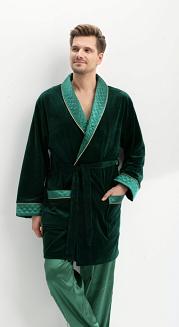 Szlafrok Męski Bonżurka LUNA kod 425 zielony