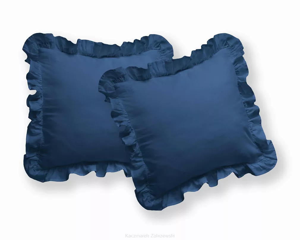 KPL POSZEWEK BAWEŁNA PURE DENIM 40X40  (a'2SZT) Z FALBANĄ