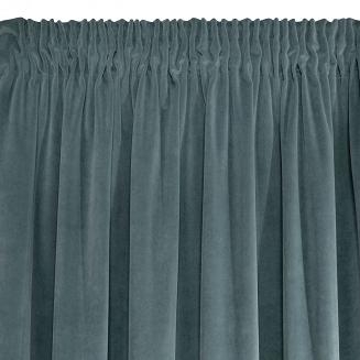 Zasłona gotowa na taśmie KRISTI 140x270 Eurofirany niebieski