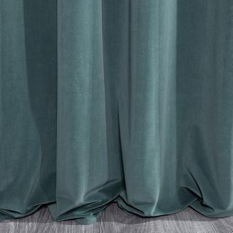 Zasłona gotowa na taśmie KRISTI 140x270 Eurofirany niebieski