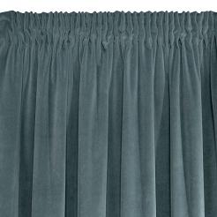 Zasłona gotowa na taśmie KRISTI 140x270 Eurofirany niebieski