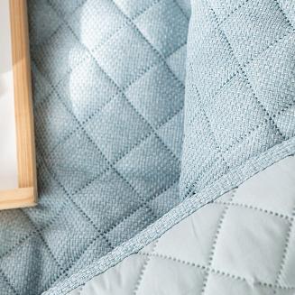 Narzuta dekoracyjna MOLLY 170x210cm pikowana strukuralna jasnoniebieska