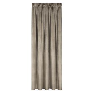 Zasłona gotowa na taśmie MELANIE 140x270 Eurofirany brązowy