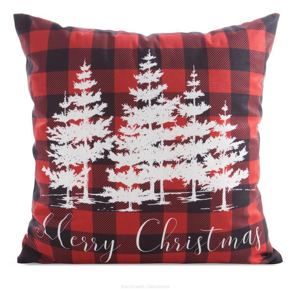 Poszewka dekoracyjna świąteczna 45x45 Eurofirany czerwony