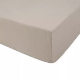 Prześcieradło jersey z gumką 140x200 Darymex beżowe