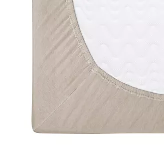 Prześcieradło jersey z gumką 140x200 Darymex beżowe