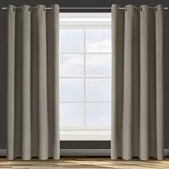 Zasłona gotowa na przelotkach PARISA 140x250 Design91 ciemnobeżowy