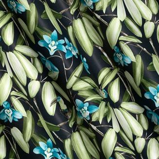 Zasłona gotowa na przelotkach LONI 140x250 Eurofirany czarny