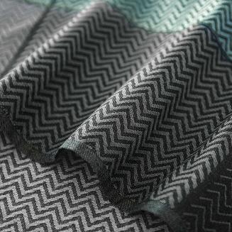 Ścierka kuchenna 50x70 Zwoltex Pure turkusowa szara zygzaki