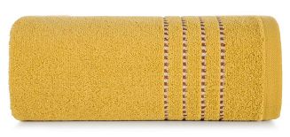 Ręcznik bawełniany FIORE 70x140 Eurofirany musztardowy