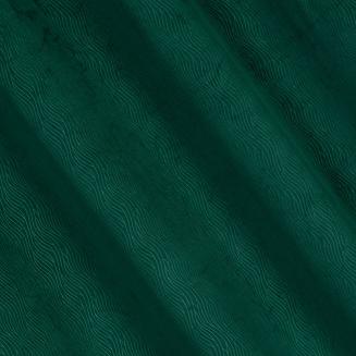 Zasłona gotowa na przelotkach LILI 140x250 Eurofirany ciemnozielony