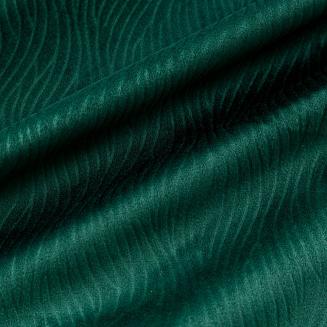 Zasłona gotowa na przelotkach LILI 140x250 Eurofirany ciemnozielony