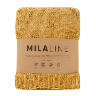 Koc narzuta LUCY 150x200 Eurofirany żółty