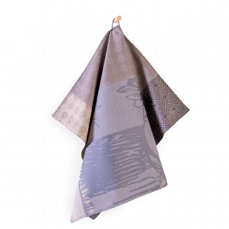 Ścierka kuchenna Bouquet 50x70 Zwoltex GOAT szara beżowa