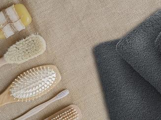 Ręcznik frotte Bari 70x140 gładki grafitowy