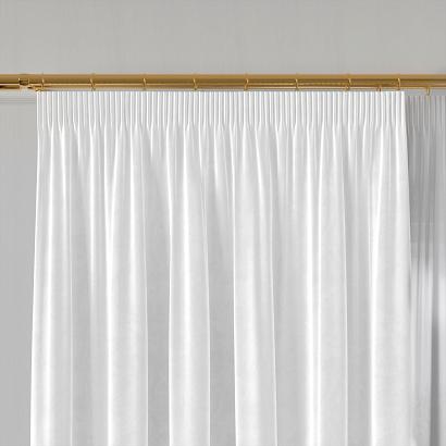 Zasłona gotowa na taśmie VELVI 140x240 biała