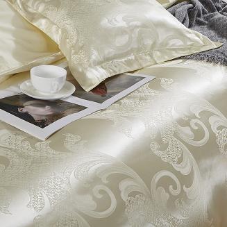 Ekskluzywna Pościel Atłasowa Z Haftem 160x200 AT008