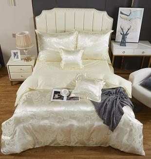 Ekskluzywna Pościel Atłasowa Z Haftem 160x200 AT008