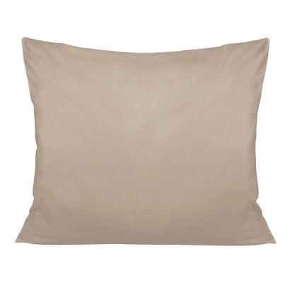 Poszewka satyna bawełniana 50x80 Darymex jednobarwna ciemnobeżowa