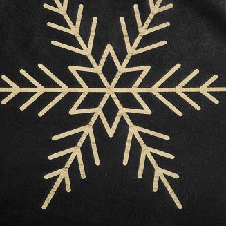 Obrus świąteczny 85x85 Eurofirany czarny