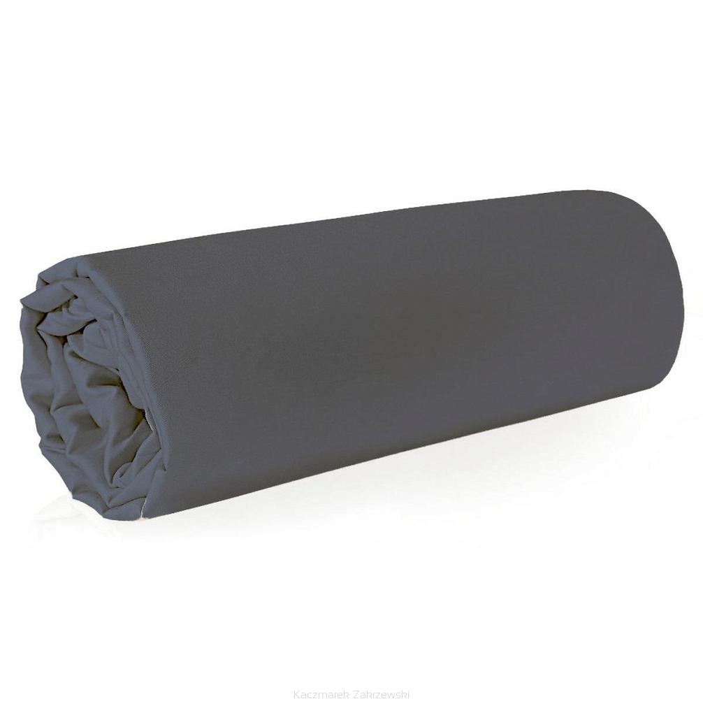 Prześcieradło satynowe bez gumki NOVA 210x220 Eurofirany stalowe